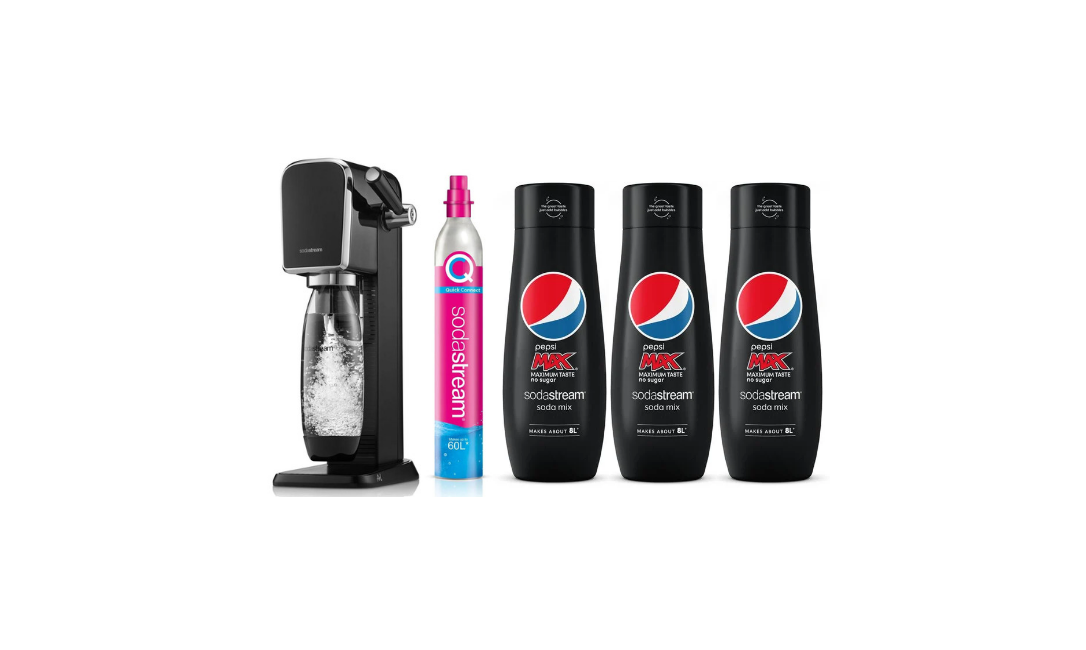 Sodastream - Art Black + 3 x Pepsi Max (Bundle)