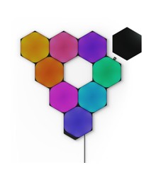 Nanoleaf - Shapes Hexagons Ultra Black Edition Starter Kit - 9PK
