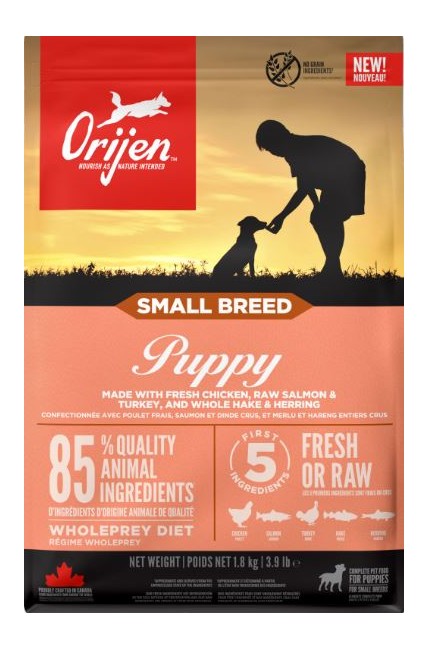 ORIJEN - Small breed puppy 1,8 kg  - best before Feb 8. -2025)