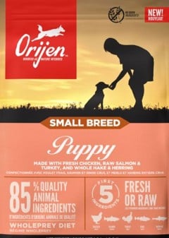 ORIJEN - Small Breed Puppy 4,5kg - (  BEST BEFORE 24th.November 2024)