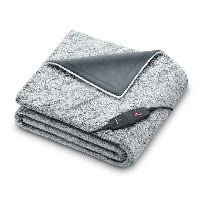 Beurer - HD 75 Green Planet Varmetæppe - Nordic Gray - 3 Års Garanti