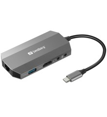 Sandberg - USB-C 6in1 Travel Dock