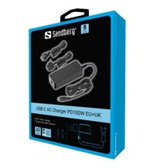 Sandberg - USB-C AC Charger PD100W EU+UK