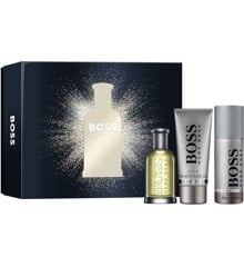 Hugo Boss - Bottled EDT 100 ml + Deodorant Spray 150 ml + Shower Gel 100 ml - Gavesæt