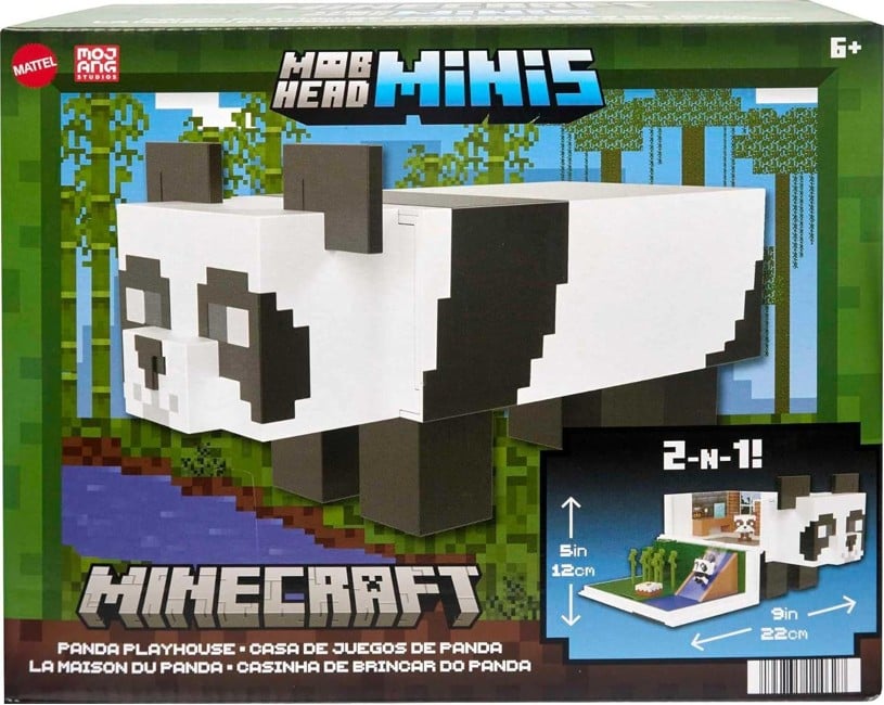 Minecraft - Mob Head Mini's Panda Playset (HLL25)