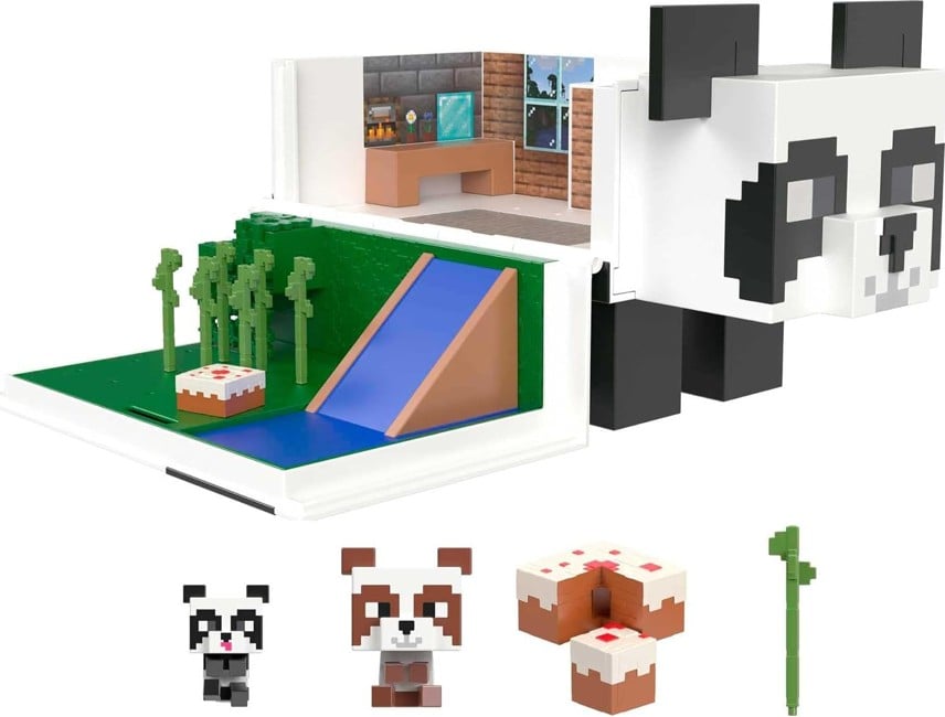 Minecraft - Mob Head Mini's Panda Playset (HLL25)