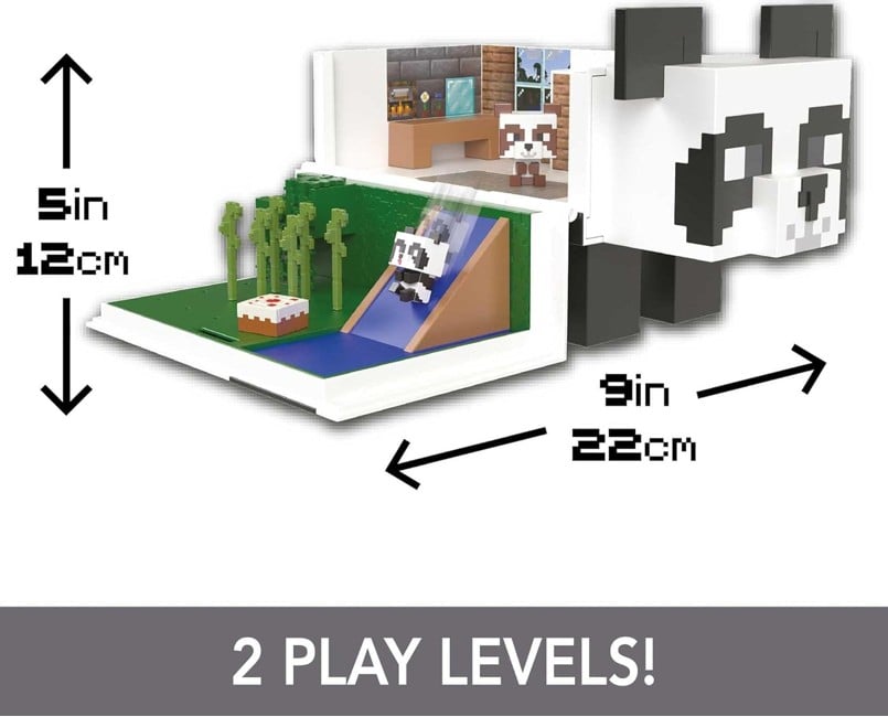 Minecraft - Mob Head Mini's Panda Playset (HLL25)