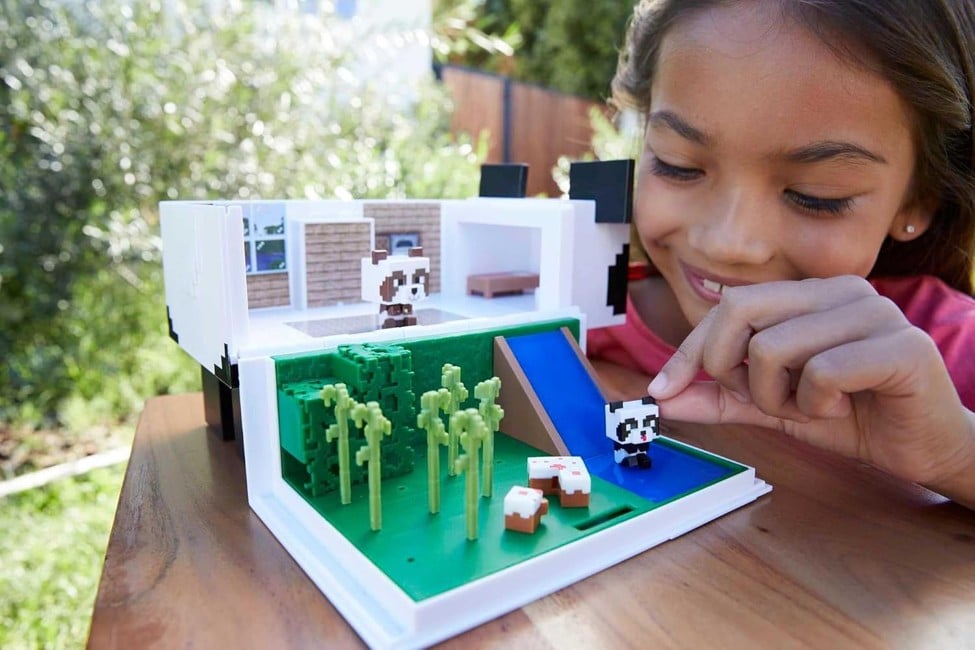 Minecraft - Mob Head Mini's Panda Playset (HLL25)