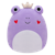 Squishmallows - 19 cm Heart - Fancine The Purple Frog (23600) thumbnail-1