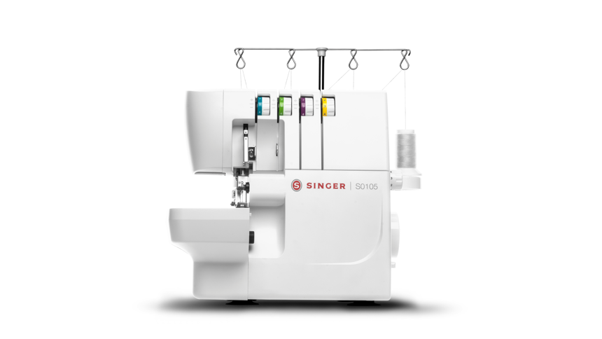 Singer - S0105 Overlock Sewing Machine - White