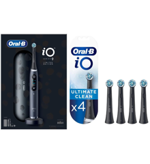 Oral-B - iO9 Limited Edition + iO Ultimate Clean 4ct - Black (Bundle)