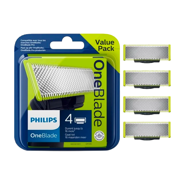 Philips OneBlade Replacement Blade - 4pcs - QP240/50