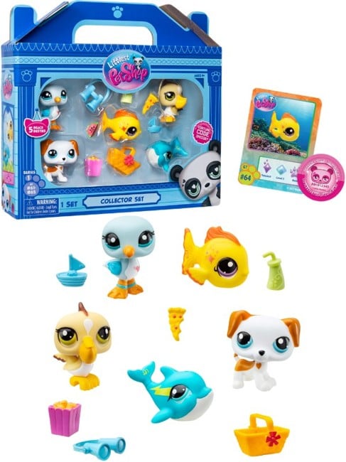 LITTLEST PET SHOP - BEACH BESTIES COLLECTORS 5 PK (00517)