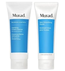 Murad - Clarifying Cream Rens 100 ml + Skin Smoothing Peeling 100 ml