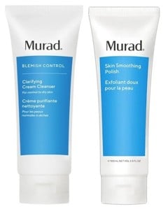 Murad - Clarifying Cream Rens 100 ml + Skin Smoothing Peeling 100 ml