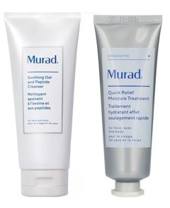 Murad - Soothing Oat And Peptide Cleanser 200 ml + Quick Relief Moisture Treatment 50 ml