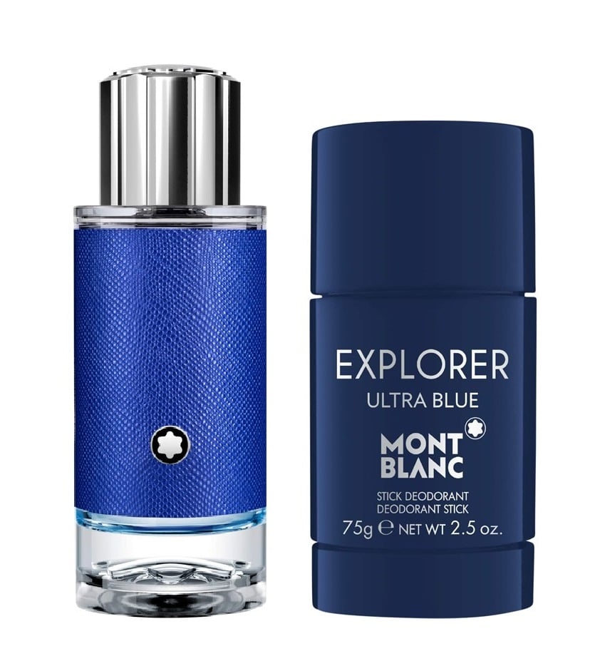 Montblanc - Explorer Ultra Blue EDP 60 ml + Montblanc - Explorer Ultra Blue Deostick 75 gr - Skjønnhet
