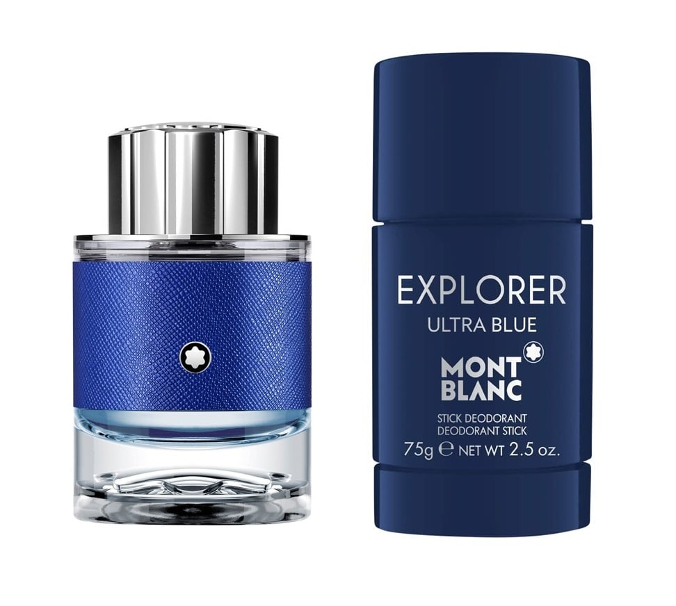 Montblanc - Explorer Ultra Blue EDP 30 ml + Montblanc - Explorer Ultra Blue Deostick 75 gr - Skjønnhet