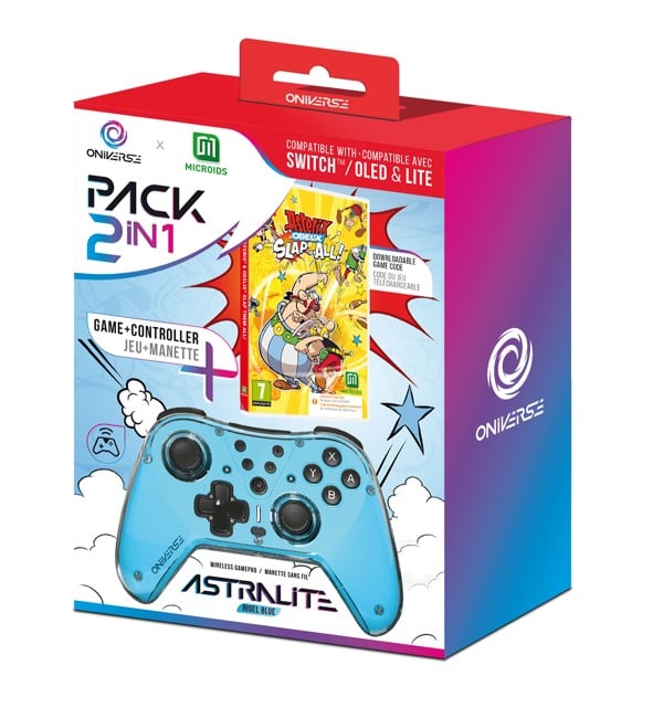 Oniverse Astralite controller + Asterix et Obelix Slap them all! (Code in Box)