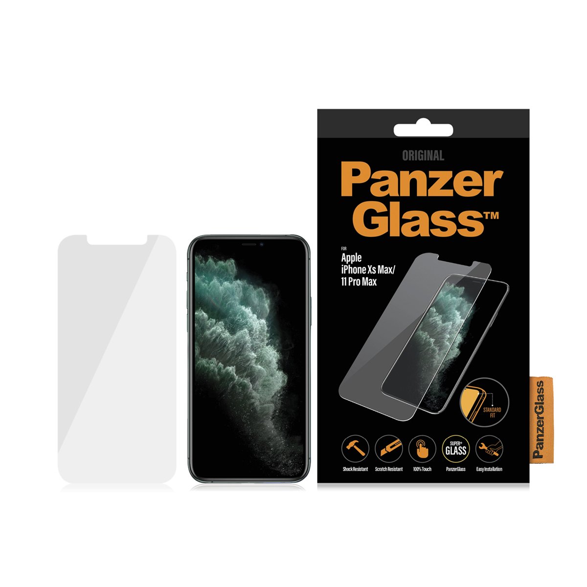 iPhone 11 Pro Max / Xs Max  Standard Fit Skjermbeskytter - Gjennomsiktig