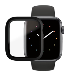 PanzerGlass - Displayschutz Ganzkörper Apple Watch 4 - 5 - 6 - SE 44mm - Schwarz