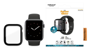 PanzerGlass - Skærmbeskyttelse Full Body Apple watch 4 - 5 - 6 - SE 44mm - Sort thumbnail-3