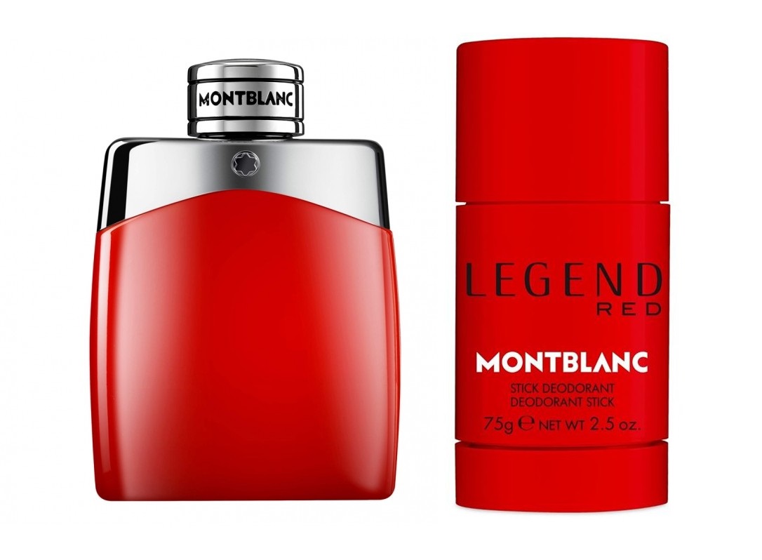 Montblanc - Legend Red EDP 100 ml + Montblanc - MB Legend Red Deo Stick 75 ml - Skjønnhet
