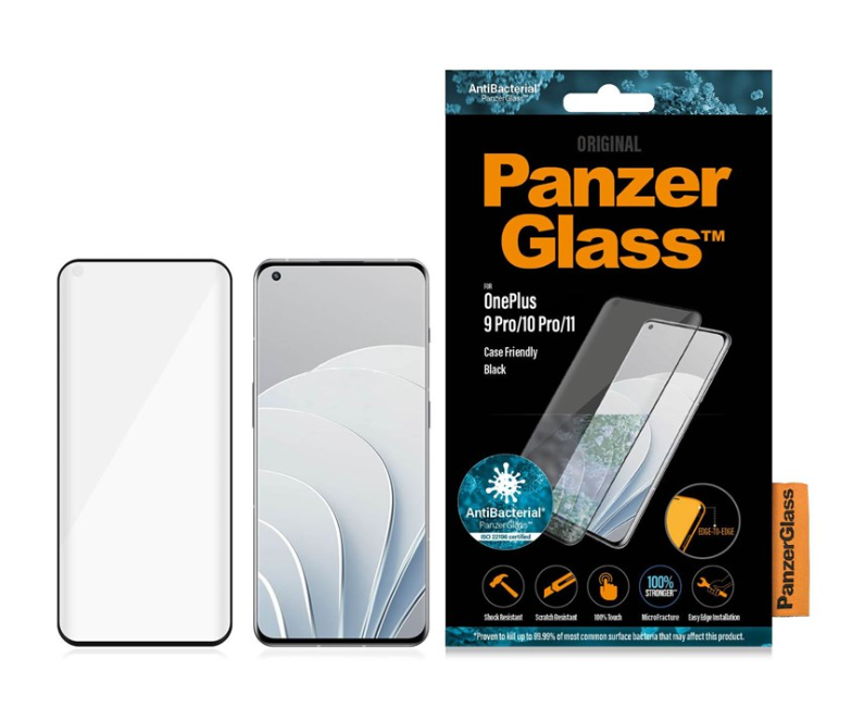 PanzerGlass™ - Skærmbeskyttelse OnePlus 9 Pro - 10 Pro - 11 - Ultra-Wide Fit