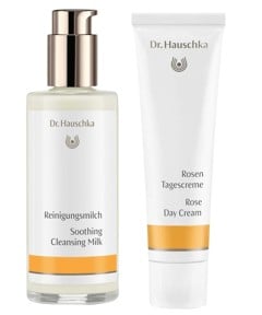 Dr. Hauschka - Soothing Cleansing Milk 145 ml + Rose Dag Cream 30 ml