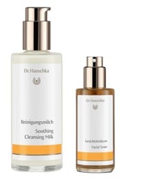 Dr. Hauschka - Soothing Cleansing Milk 145 ml + Facial Toner 100 ml