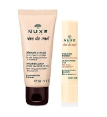 Nuxe - Rêve de Miel Hand and Nail Cream 50 ml + Nuxe - Rêve de Miel Lip Moisturizing Stick 4 g