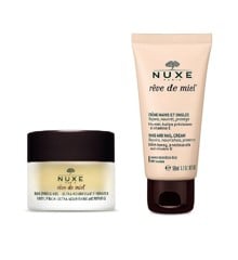 Nuxe - Rêve de Miel Honey Lip Balm 15 ml + Nuxe - Rêve de Miel Hand and Nail Cream 50 ml