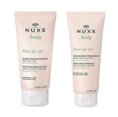 Nuxe - RÊVE DE THÉ Body Scrub  150 ml + Nuxe - Body Rêve de Thé Revitalising Shower Gel 200 ml