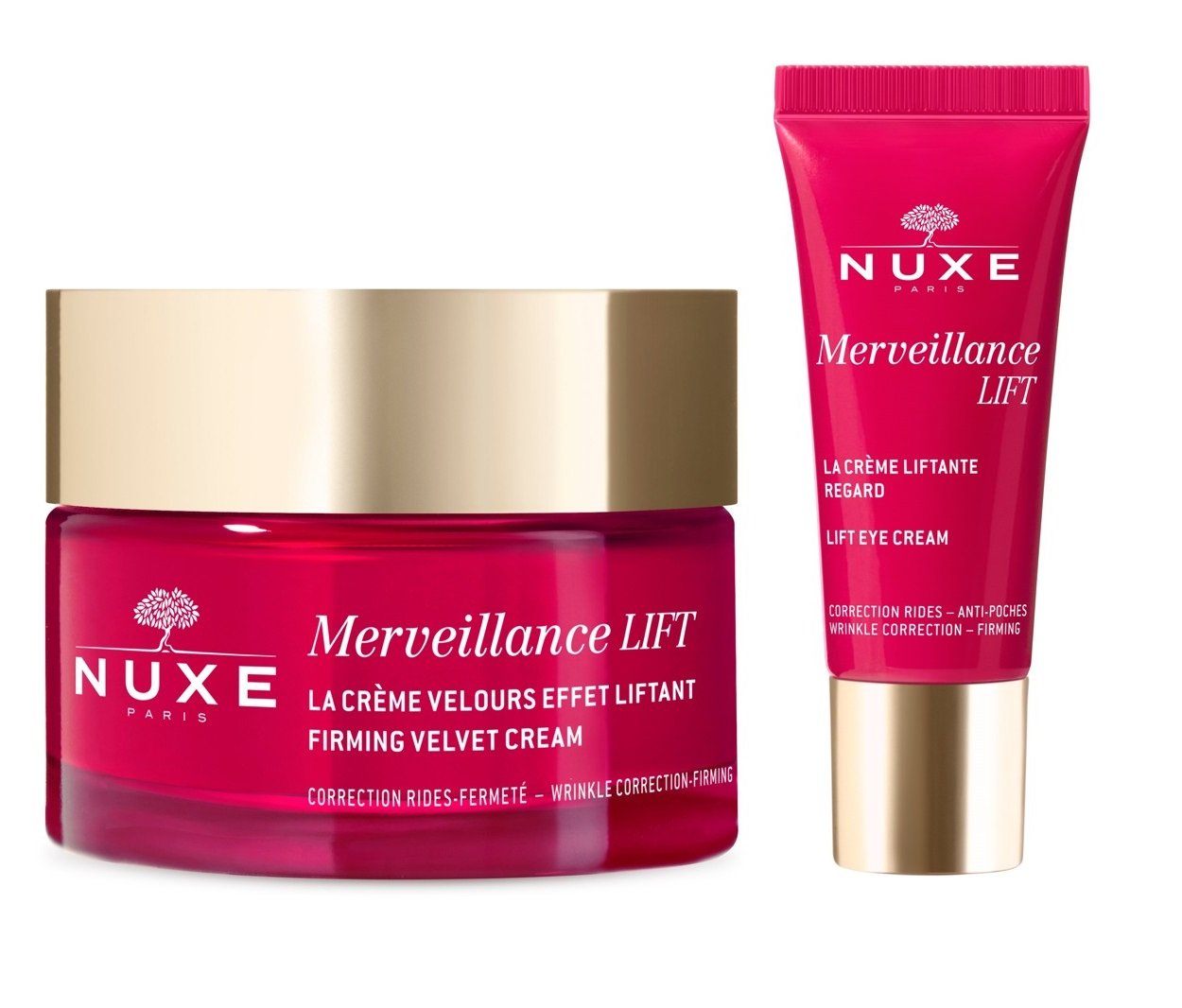 Nuxe - Merveillance Lift Firming Velvet Day Cream 50 ml + Nuxe - Mervellance Lift Eye Contour Cream 15 ml - Skjønnhet