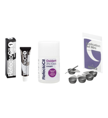 RefectoCil - Eyelash and Eyebrow Color Puer Black 1 + RefectoCil - Oxidant cream 3%, 100 ml + RefectoCil - Application Set Mini