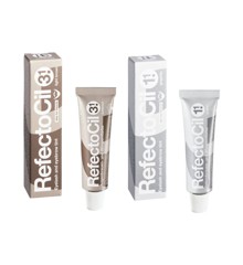 RefectoCil - 2 x Eyelash and Eyebrow Color Light Brown 3.1 + Graphit 1.1
