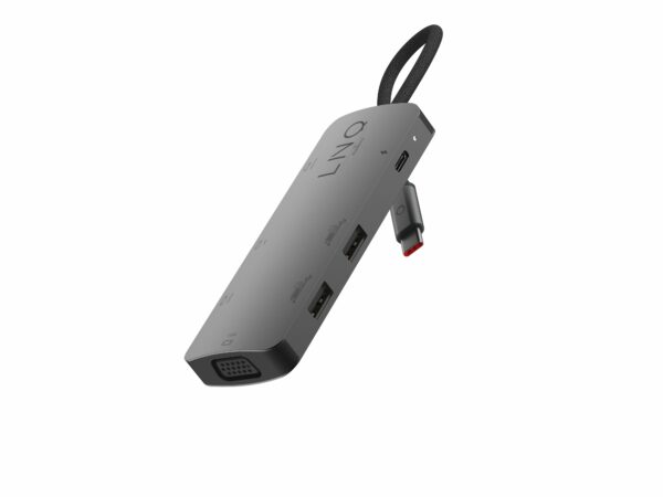 LINQ - 7in1 USB-C HDMI Adapter Triple Display MST - Elektronikk