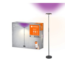 Ledvance - SMART+ UP/DOWN Stehlampe - 1750lm, 24W, WiFi, RGB+827-850, Schwarz