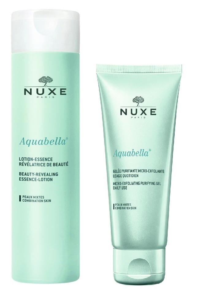 Nuxe - Aquabella Pore Minimizing Lotion 200 ml + Nuxe - Aquabella Exfoliating Cleansing Gel 150 ml