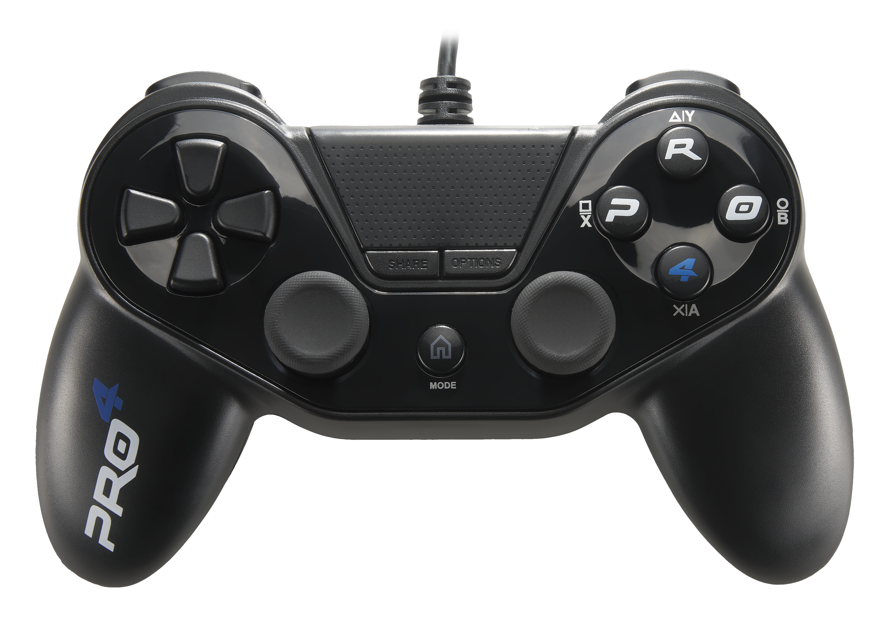 Subsonic PS4 Pro4 Wired Controller Black - Videospill og konsoller