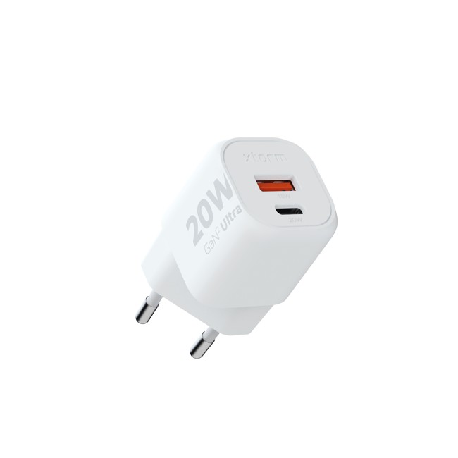 Xtorm - 20W GaN2 Ultra Home Charger USB-C PD/USB-A White