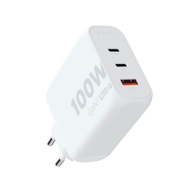 Xtorm - 100 W GaN2 Ultra Heimladegerät 2xUSB-C/USB-A Weiß