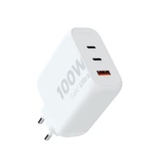 Xtorm - 100W GaN2 Ultra hjemmeoplader 2xUSB-C/USB-A Hvid