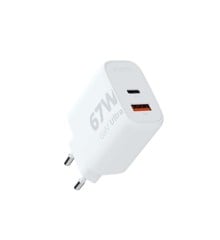 Xtorm - 67W GaN2 Ultra Home Charger USB-C PD/USB-A White