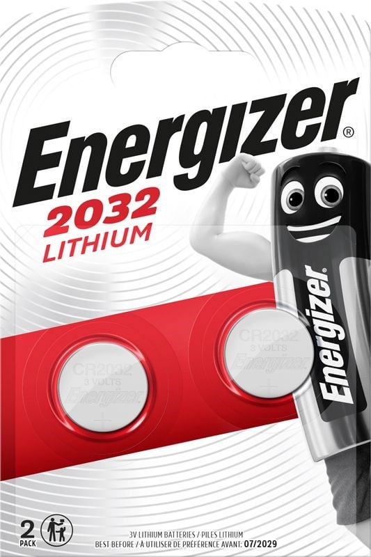 Energizer - Lithium CR2032 (2-pack) - Elektronikk