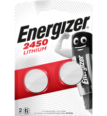 Energizer - Batteri 2 x CR2450 Li 620 mAh (2-pack)