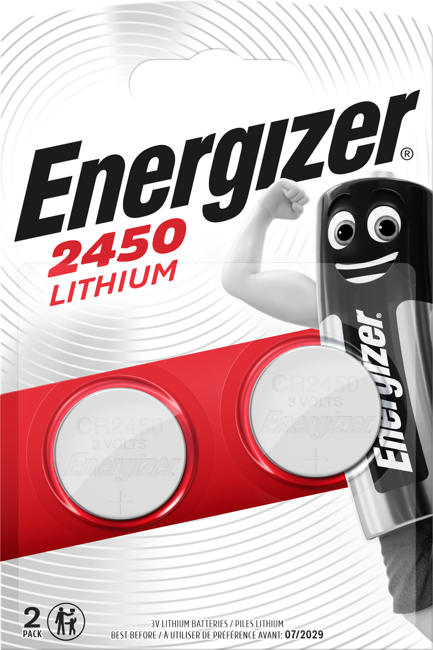 Energizer - Batterie Lithium S CR2450 (2er-Pack)