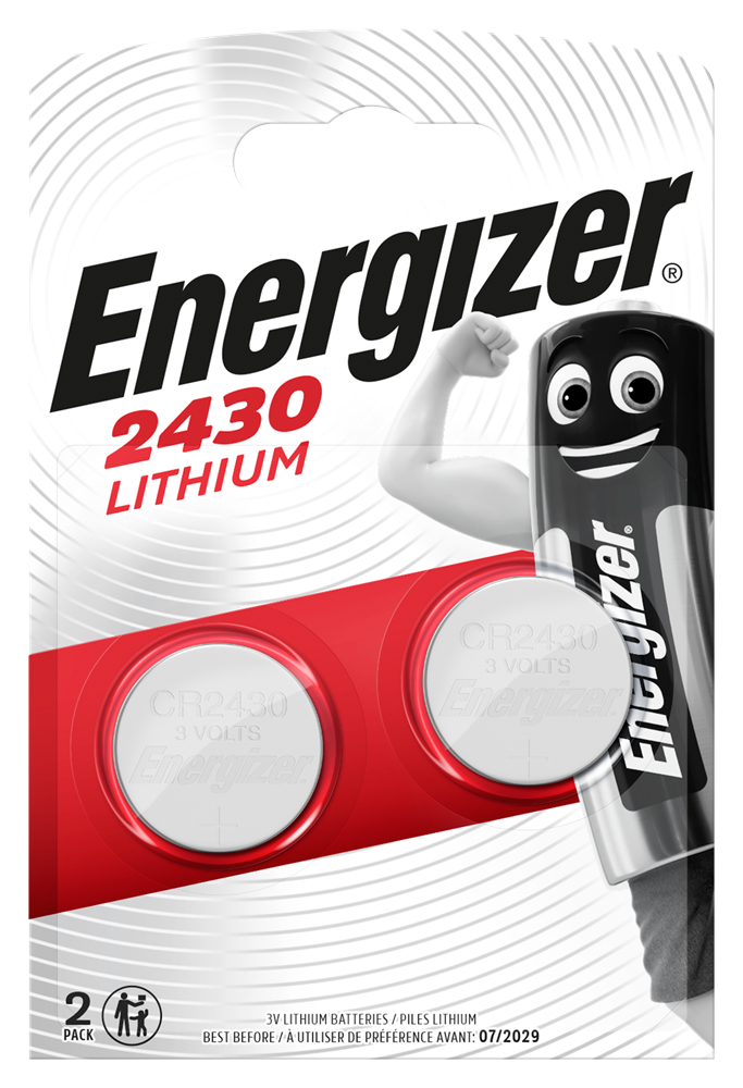 Energizer - Battery Lithium S CR2430 (2-pack) - Elektronikk