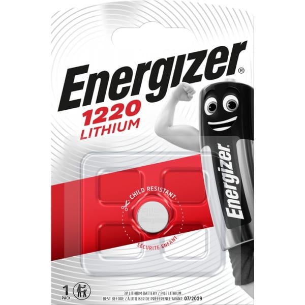 Energizer - Lithium batteri CR1220 (1-pak)