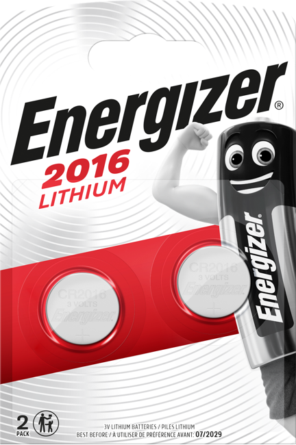 Energizer - Batterie Lithium CR2016 (2er-Pack)